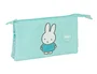 Safta Portatodo Triple Miffy Friends Reciclado y Repelente al Agua
