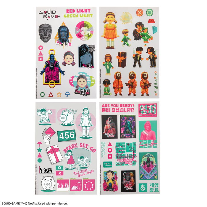 Squid Game Pegatina Pack