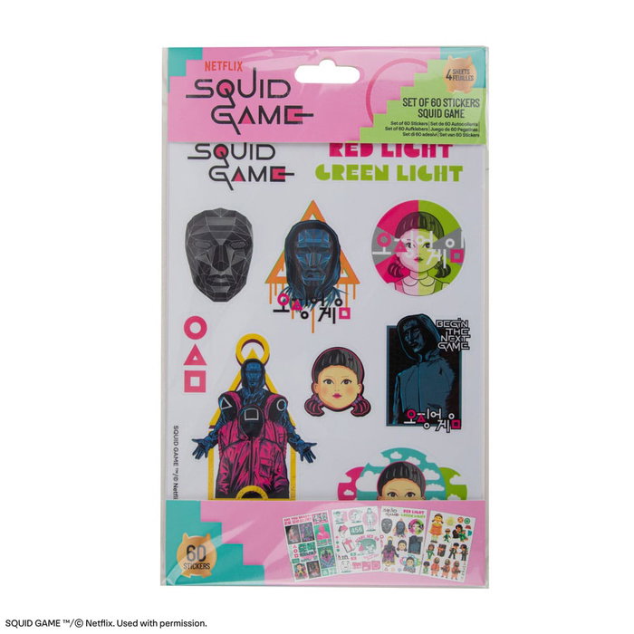 Squid Game Pegatina Pack
