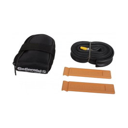 Continental Bolsa para sillín con cámara de recambio y desmontables - Válvula Presta 60mm - 28 pulgadas