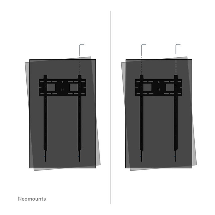 Neomounts Soporte de pared para televisor de gran peso