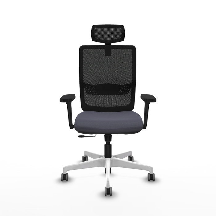 PIQUERAS Y CRESPO Silla de oficina Haches Gris oscuro y Negro PIQUERAS Y CRESPO Silla de oficina Haches Gris oscuro y Negro