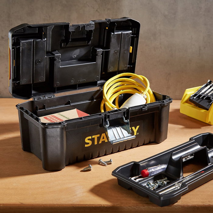 Caja de Herramientas Stanley STST1-75515 Cierre Metálico 32 cm Polipropileno Caja de Herramientas Stanley STST1-75515 Cierre Metálico 32 cm Polipropileno