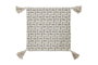 DKD Home Decor Funda Cojín Algodón 60x3x60 Flecos Beige