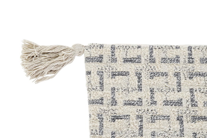 DKD Home Decor Funda Cojín Algodón 60x3x60 Flecos Beige