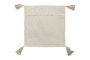DKD Home Decor Funda Cojín Algodón 60x3x60 Flecos Beige