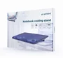 Gembird NBS-2F15-05 Base refrigeradora para portátil 15.6 pulgadas Negro