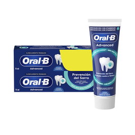 Oral-B Advanced Prevención Sarro Pasta Dental - 2 Tubos x 75 ml