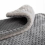 Orbegozo MAH 1750 Manta Eléctrica Gris y Blanca 170 x 100 cm