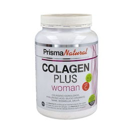 PRISMA NATURAL Colagen Plus Woman 300Gr con Vitamina C, D, Calcio y Magnesio Sabor Frutos Rojos