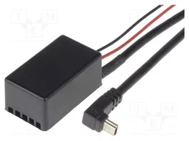 PER.PIC. Alimentador USB con conector mini USB y cable de 0,9m