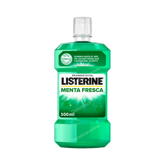 Listerine Enjuague Bucal Menta Fresca 500Ml