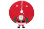 DKD Home Decor Base para Árbol de Navidad Rojo 100x100x1 cm