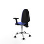 PIQUERAS Y CRESPO Silla de oficina Aýna Azul claro con Brazos 2D