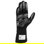 Omp IB0-0777-B01-076-S Guantes Deportivos Ignífugos My2025 FIA 8856-2018 Negro-Blanco Talla S