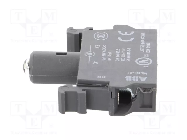 ABB Elemento iluminador LED 22mm Blanco 24VDC