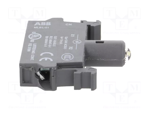 ABB Elemento iluminador LED 22mm Blanco 24VDC