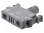 ABB Elemento iluminador LED 22mm Blanco 24VDC