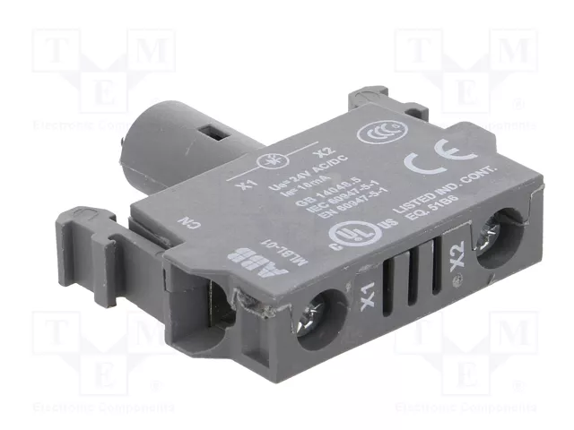 ABB Elemento iluminador LED 22mm Blanco 24VDC
