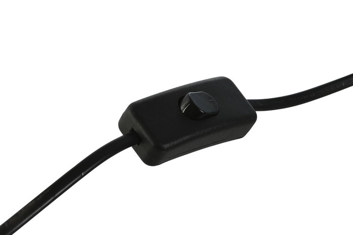 DKD Home Decor Lámpara Sobremesa Azul Blanco Cristal Lino 40 x 66 x 40 cm