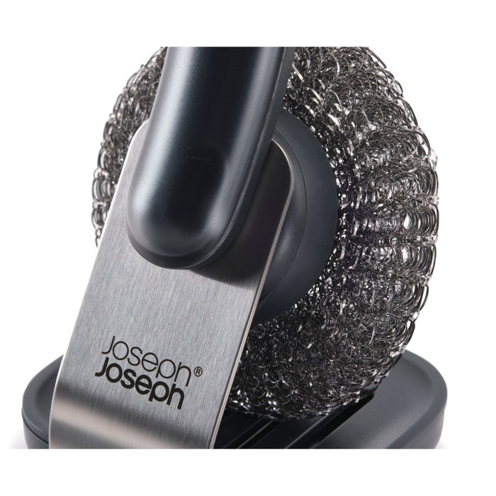Joseph Joseph SinkTech Cepillo para Lavar Platos con Soporte de Acero Inoxidable, Antracita/Plata Joseph Joseph SinkTech Cepillo para Lavar Platos con Soporte de Acero Inoxidable, Antracita/Plata