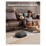 EUFY X10 Pro Omni Robot Aspirador y Fregasuelos Automático, Negro, Estación Base con Autovaciado 2.5L y Autolavado 3L, 8000Pa Succión, Aspiradora Inteligente para el Hogar