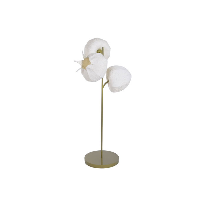 DKD Home Decor Lámpara de Pie de Papel y Acero 159,5 cm