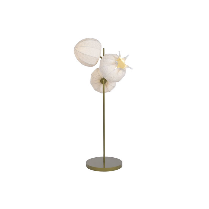 DKD Home Decor Lámpara de Pie de Papel y Acero 159,5 cm