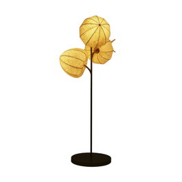 DKD Home Decor Lámpara de Pie de Papel y Acero 159,5 cm