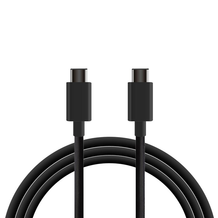 Cable USB-C a USB-C KSIX BXCUC01 Negro 1 m