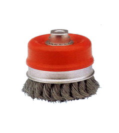 BELLOTA Cepillo Taza 50813-120 de Alambre Trenzado Templado