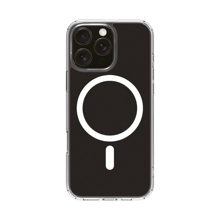 Muvit Funda Recycletek MagSafe para Apple iPhone 16 Pro Transparente