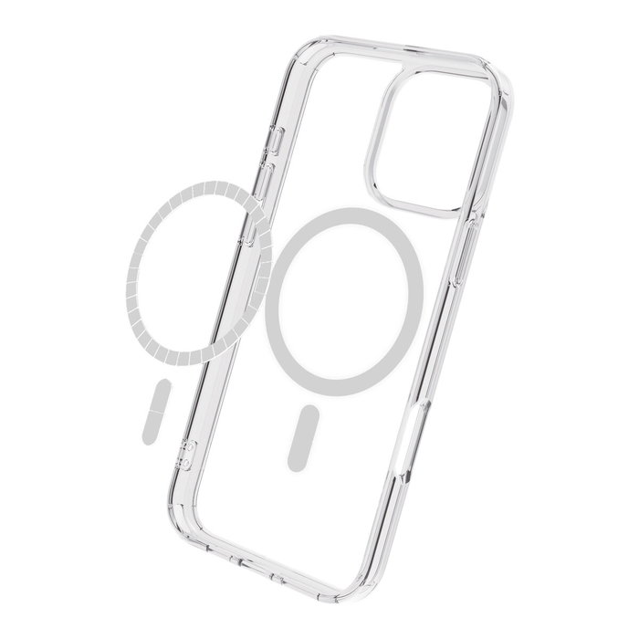 Muvit Funda Recycletek MagSafe para Apple iPhone 16 Pro Transparente