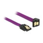 DeLOCK 83696 Cable SATA III 0,5 m Púrpura