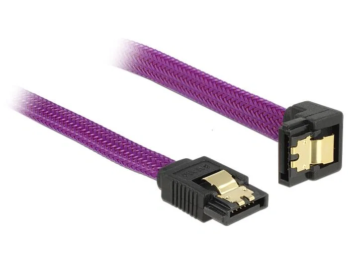 DeLOCK 83696 Cable SATA III 0,5 m Púrpura DeLOCK 83696 Cable SATA III 0,5 m Púrpura