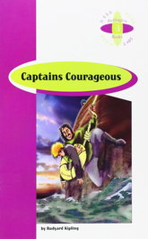 BURLINGTON, Captains Courageous, Rudyard Kipling - Readers Series