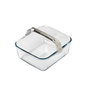 Pyrex® Fuente Rectangular de Vidrio con Tapa y Asa Extraíble 2L