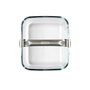 Pyrex® Fuente Rectangular de Vidrio con Tapa y Asa Extraíble 2L