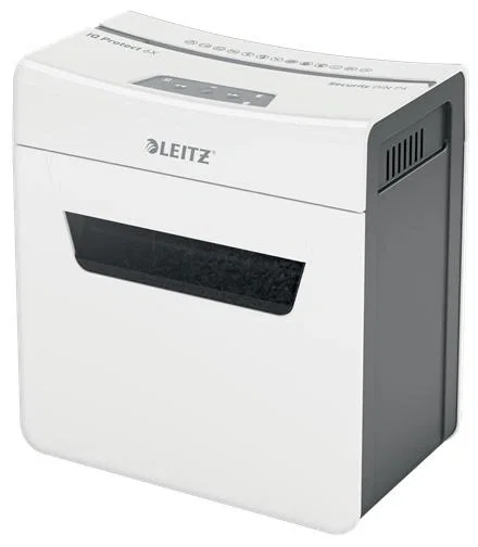 Leitz IQ Protect Premium Destructora de Papel 6 Hojas P5 Gris, Blanco Leitz IQ Protect Premium Destructora de Papel 6 Hojas P5 Gris, Blanco