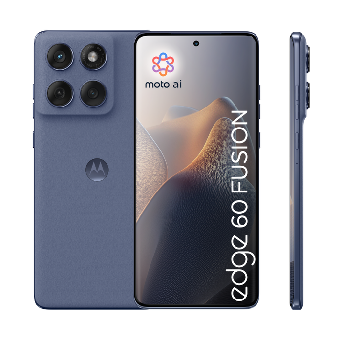 Motorola Edge 60 Fusion Smartphone 5G 6.67" Super HD (1220p) 120Hz, MediaTek Dimensity 7300, 8GB RAM, 256GB, Cámara Sony LYTIA 50 MP, Android 15, 5200 mAh Carga TurboPower 68W, Gris