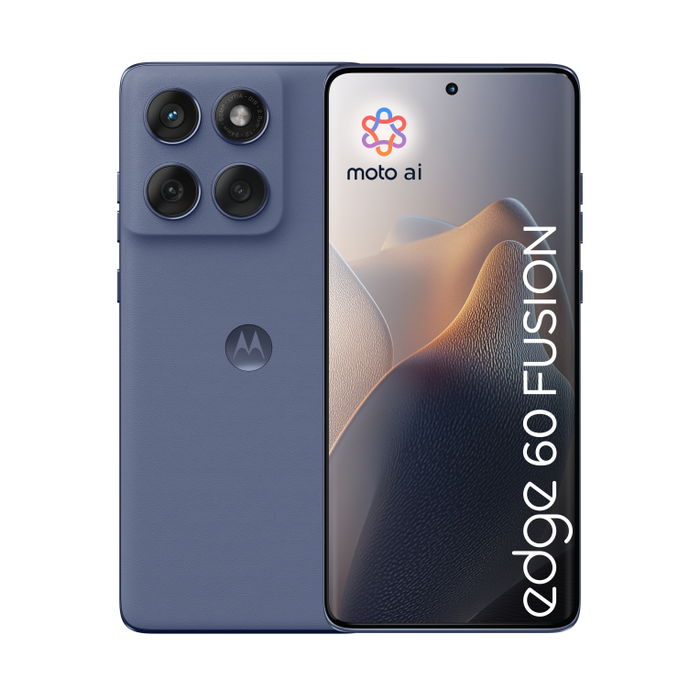 Motorola Edge 60 Fusion Smartphone 5G 6.67" Super HD (1220p) 120Hz, MediaTek Dimensity 7300, 8GB RAM, 256GB, Cámara Sony LYTIA 50 MP, Android 15, 5200 mAh Carga TurboPower 68W, Gris