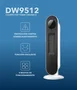 Daewoo Calefactor Cerámico de Torre DW9512 2000W