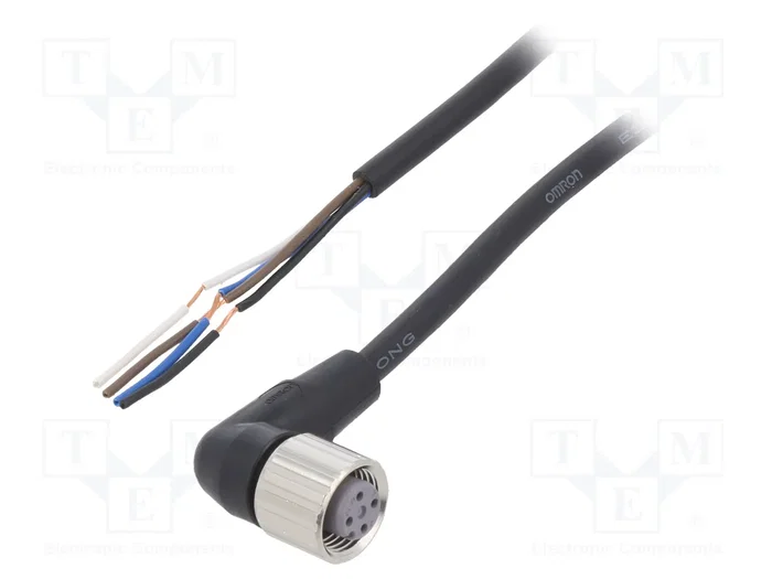 OMRON Cable para sensores M12 hembra angular 4 pines 2m OMRON Cable para sensores M12 hembra angular 4 pines 2m