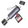 Ugreen 50706 Lector de Tarjetas 2 en 1 USB Tipo C y USB 3.0 Plata
