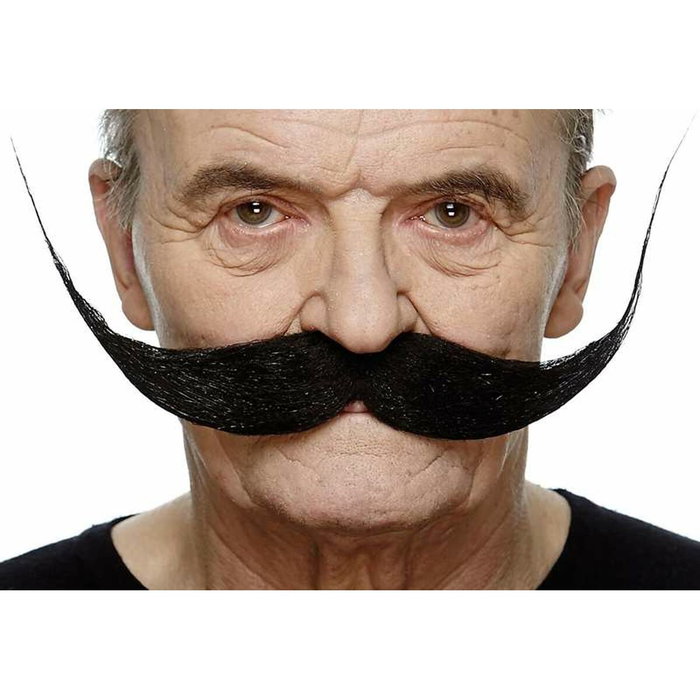 My Other Me Bigote negro talla única