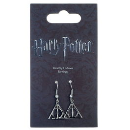 THE CARAT SHOP Pendientes Deathly Hallows Harry Potter de aleación de zinc
