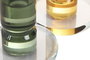 DKD Home Decor Candelabro Moderno Verde Mostaza Cristal (4 Unidades) 8.5 x 10 x 8.5 cm