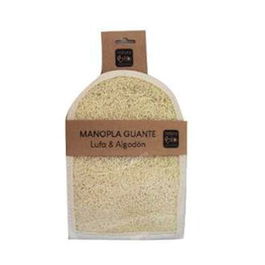 NATURASPA Manopla Lufa Guante Grande para Masaje Anticelulítico, Circulatorio y Exfoliante de Piel