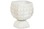 DKD Home Decor Macetero de Fibra Arcilla Desgastado Crudo 32x32x40