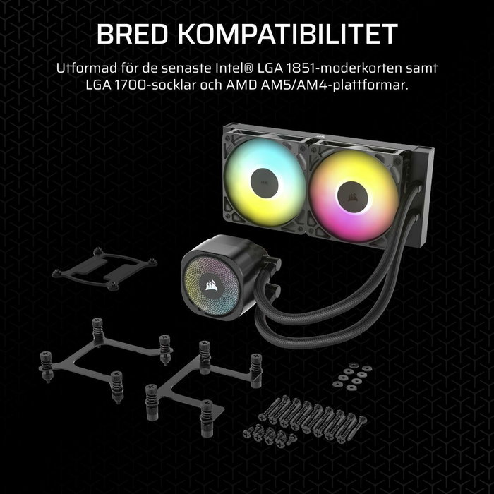 Corsair Nautilus 240 RS ARGB Black